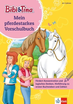 Bibi & Tina: Mein pferdestarkes Vorschulbuch - ab 4 Jahren, fördert Konzentration und logisches Denken, Hinführung zu ersten Buchstaben und Zahlen. Klett Lerntraining, 2024.