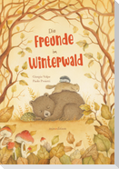 Die Freunde im Winterwald