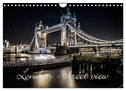 London - street view (CH-Version) (Wandkalender 2024 DIN A4 quer), CALVENDO Monatskalender