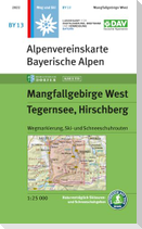 Mangfallgebirge West, Tegernsee, Hirschberg 1:25.000