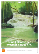Kunstkalender der Moerser Palette e.V. (Wandkalender 2024 DIN A4 hoch), CALVENDO Monatskalender