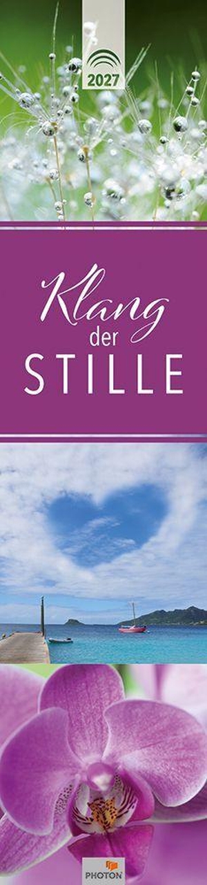 PHOTON® Verlag (Hrsg.). KLANG DER STILLE Streifenkalender 2027. Photon, Verlag, 2026.
