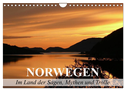Norwegen - Im Land der Sagen, Mythen und Trolle (Wandkalender 2025 DIN A4 quer), CALVENDO Monatskalender