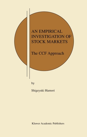 Hamori, Shigeyuki. An Empirical Investigation of Stock Markets - The CCF Approach. Springer US, 2003.
