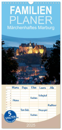 Familienplaner 2025 - Märchenhaftes Marburg mit 5 Spalten (Wandkalender, 21 x 45 cm) CALVENDO