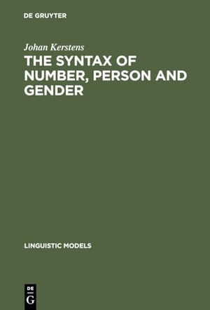 Kerstens, Johan. The Syntax of Number, Person and Gender - A Theory of Phi-Features. De Gruyter Mouton, 1993.