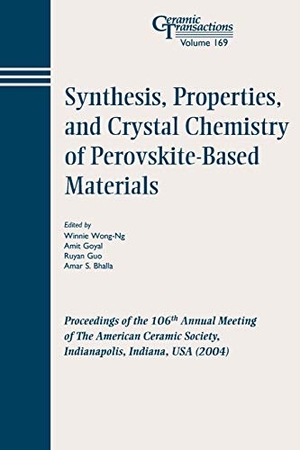 Wong-Ng / Bhalla as et al. Perovskite-Based CT Vol 169. John Wiley & Sons, 2005.
