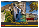 Tessin - Ticino (Wandkalender 2024 DIN A4 quer), CALVENDO Monatskalender