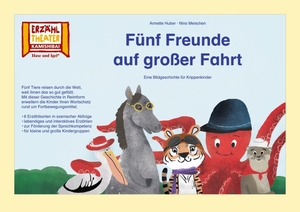 Huber, Annette / Nina Meischen. Fünf Freunde auf großer Fahrt / Kamishibai Bildkarten - 6 Bildkarten für das Erzähltheater. Hase und Igel Verlag GmbH, 2020.