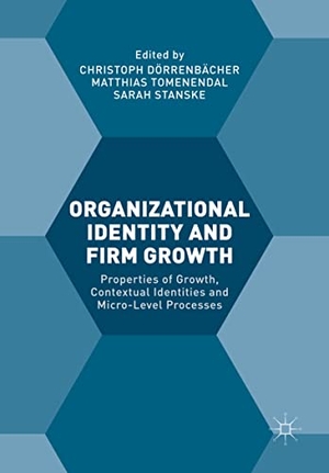 Dörrenbächer, Christoph / Sarah Stanske et al (Hrsg.). Organizational Identity and Firm Growth - Properties of Growth, Contextual Identities and Micro-Level Processes. Palgrave Macmillan UK, 2021.