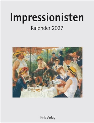 Impressionisten 2027 - Kunst-Einsteckkalender. Fink Emil, 2026.