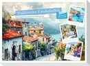 Mediterrane Landschaften (Wandkalender 2025 DIN A2 quer), CALVENDO Monatskalender