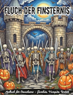 Holland, Nanja. Fluch der Finsternis - Malbuch für Erwachsene - Halloween, Vampire, Untote, Zombies - Ausmalbilder für Erwachsene zur Entspannung und für mehr Achtsamkeit. Papierfresserchens MTM-Ve, 2025.
