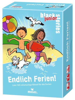 Köhrsen, Andrea. black stories junior Endlich Ferien! - Löst 100 reiselustige Rätsel für die Ferien. moses. Verlag GmbH, 2025.