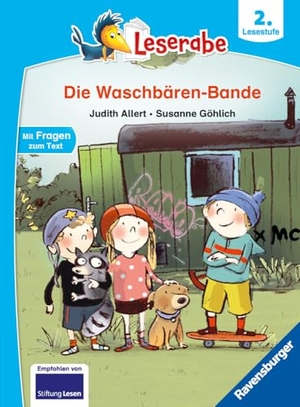 Allert, Judith. Leserabe 2. Lesestufe - Die Waschbären-Bande. Ravensburger Verlag, 2025.