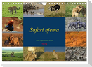 Safari njema - Safari Impressionen Kenia (Wandkalender 2024 DIN A4 quer), CALVENDO Monatskalender