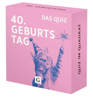 Reinhardt, Manja. 40. Geburtstag. Das Quiz - 100 Fragen und Antworten zum 40. Geburtstag - originelles Geschenk mit spannenden Fakten aus Kultur, Geschichte und Popkultur. Grupello Verlag, 2026.