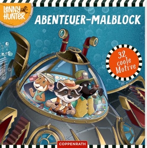 Abenteuer-Malblock (Lenny Hunter) - 32 coole Ausmalbilder. Coppenrath, 2024.