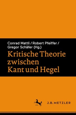 Mattli, Conrad / Robert Pfeiffer et al (Hrsg.). Kritische Theorie zwischen Kant und Hegel. Springer-Verlag GmbH, 2026.