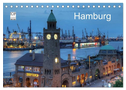 Hamburg (Tischkalender 2024 DIN A5 quer), CALVENDO Monatskalender