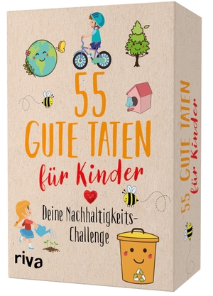 Graf, Carolina. 55 gute Taten für Kinder - Deine Nachhaltigkeits-Challenge. riva Verlag, 2020.