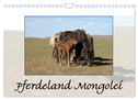 Pferdeland Mongolei (Wandkalender 2024 DIN A4 quer), CALVENDO Monatskalender