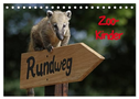 Zoo-Kinder (Tischkalender 2025 DIN A5 quer), CALVENDO Monatskalender