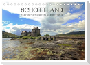 Schottland - magischen Orten auf der Spur (Tischkalender 2025 DIN A5 quer), CALVENDO Monatskalender