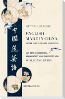 English Made in China. Lange und längere Gedichte.