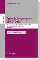 Topics in Cryptology -- CT-RSA 2005