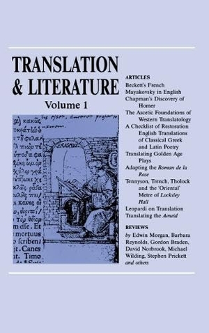 Gillespie, Stuart. Translation and Literature 1. Edinburgh University Press, 1992.