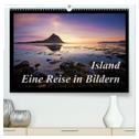 Island - Eine Reise in Bildern (hochwertiger Premium Wandkalender 2025 DIN A2 quer), Kunstdruck in Hochglanz
