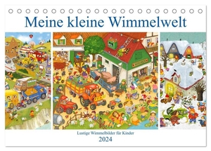 Krätschmer, Marion. Meine kleine Wimmelwelt (Tischkalender 2024 DIN A5 quer), CALVENDO Monatskalender - Lustige Wimmelbilder für Kinder. Calvendo, 2023.