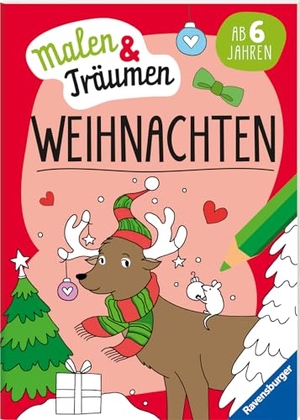 Ravensburger Weihnachten - malen und träumen - 24 Ausmalbilder für Kinder ab 6 Jahren - Weihnachtliche Motive zum Entspannen. Ravensburger Verlag, 2023.