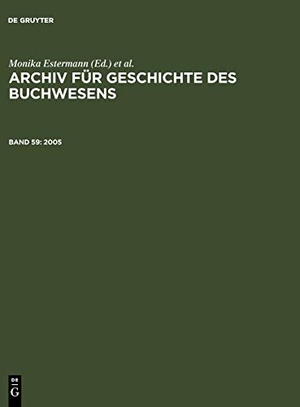 Estermann, Monika / Reinhard Wittmann et al (Hrsg.). 2005. De Gruyter Saur, 2005.