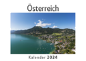 Österreich (Wandkalender 2024, Kalender DIN A4 quer, Monatskalender im Querformat mit Kalendarium, Das perfekte Geschenk)