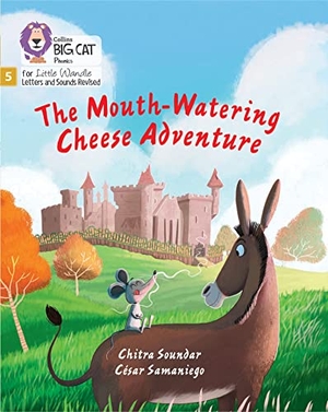 Soundar, Chitra. The Mouth-Watering Cheese Adventure - Phase 5 Set 4 Stretch and Challenge. HarperCollins Publishers, 2022.
