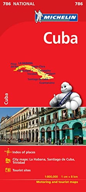 Cuba - Michelin National Map 786 - Map. Michelin Editions, 2013.