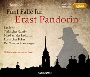 Akunin, Boris. Fünf Fälle für Erast Fandorin. Steinbach Sprechende, 2017.
