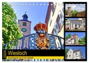 Wiesloch - Spaziergang durch die Altstadt (Tischkalender 2024 DIN A5 quer), CALVENDO Monatskalender