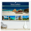Seychellen - Ein letztes Paradies auf Erden (hochwertiger Premium Wandkalender 2025 DIN A2 quer), Kunstdruck in Hochglanz