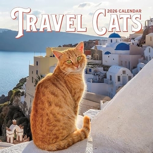 Workman Publishing. Travel Cats Wall Calendar 2026. Workman Publishing, 2025.