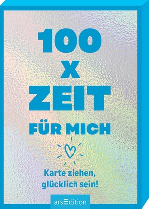 Salas, Sofía. 100 x Zeit für mich - Karte ziehen, glücklich sein. Ars Edition GmbH, 2024.