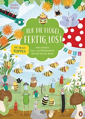 Kissling, Sandra. Auf die Flügel, fertig, los! - Mein liebstes Lern- und Wimmelbuch mit der kleinen Biene - Pappbilderbuch mit vielen Klappen für Kinder ab 30 Monaten. Penguin junior, 2022.
