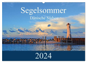Segelsommer - Dänische Südsee (Wandkalender 2024 DIN A2 quer), CALVENDO Monatskalender