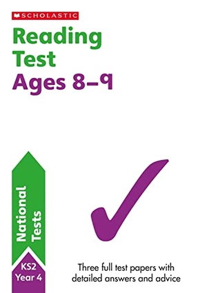 Casey, Catherine. Reading Tests Ages 8-9. Scholastic, 2018.