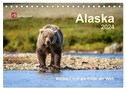 Alaska 2024 Wildes Land am Ende der Welt (Tischkalender 2024 DIN A5 quer), CALVENDO Monatskalender