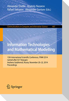 Information Technologies and Mathematical Modelling