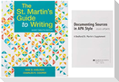 The St. Martin's Guide to Writing, Short Edition & Documenting Sources in APA Style: 2020 Update