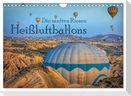 Heißluftballons Die sanften Riesen (Wandkalender 2025 DIN A4 quer), CALVENDO Monatskalender